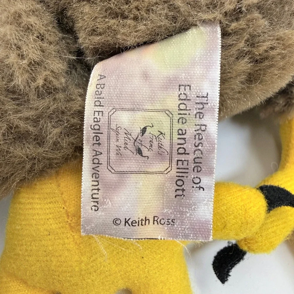 Eddie and Elliott Bald Eaglet Plush Toy Pair Keiths Frame of Mind Beverly Hills